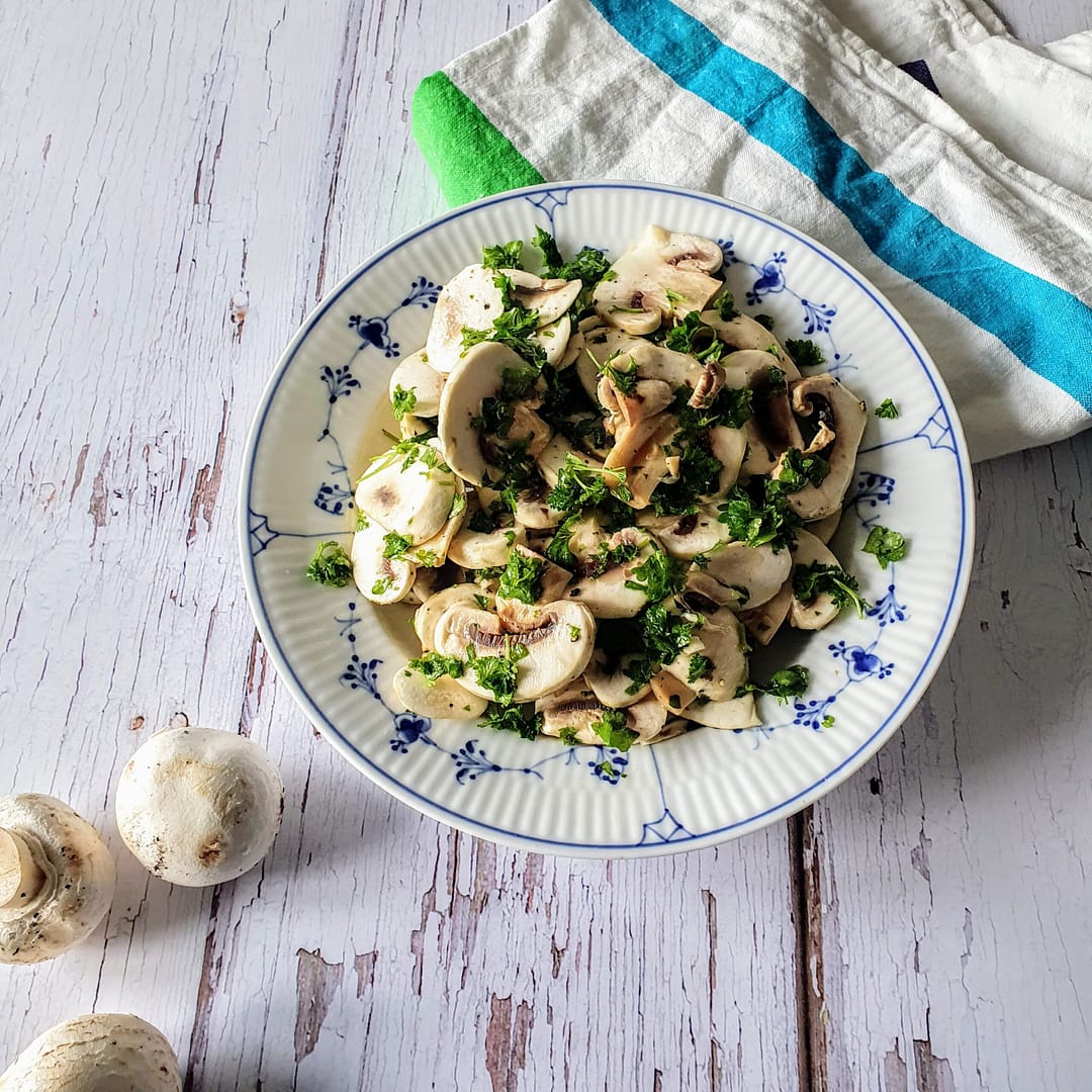 Marineret champignonsalat