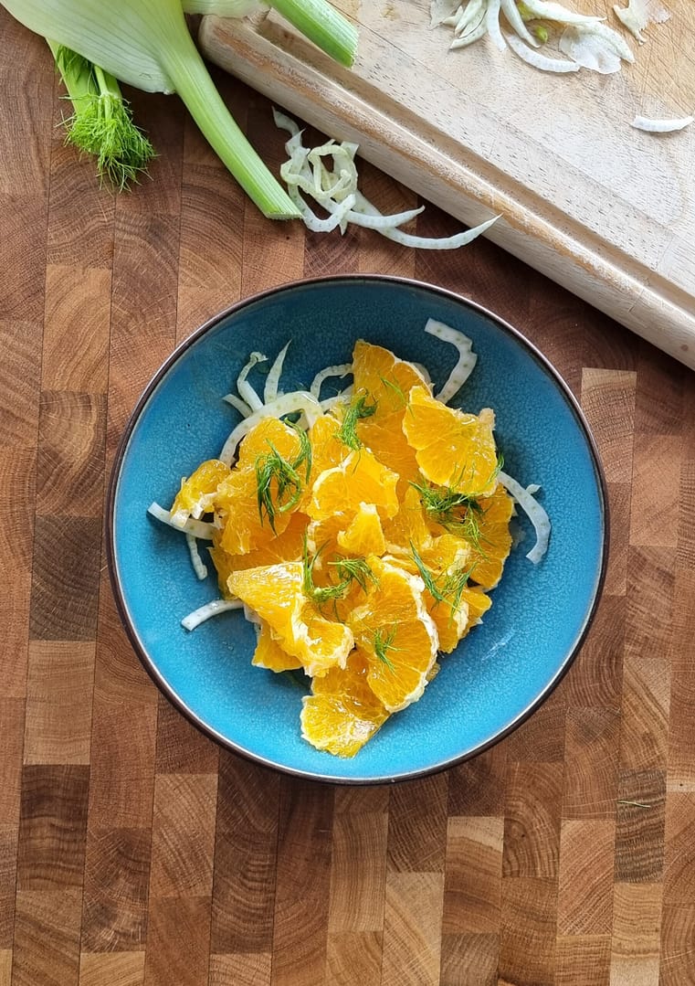 Appelsin- og fennikelsalat