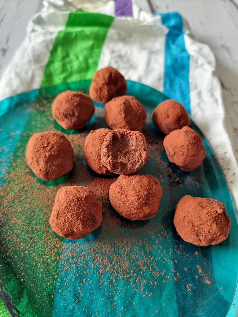 Chokoladetrøfler med wasabi