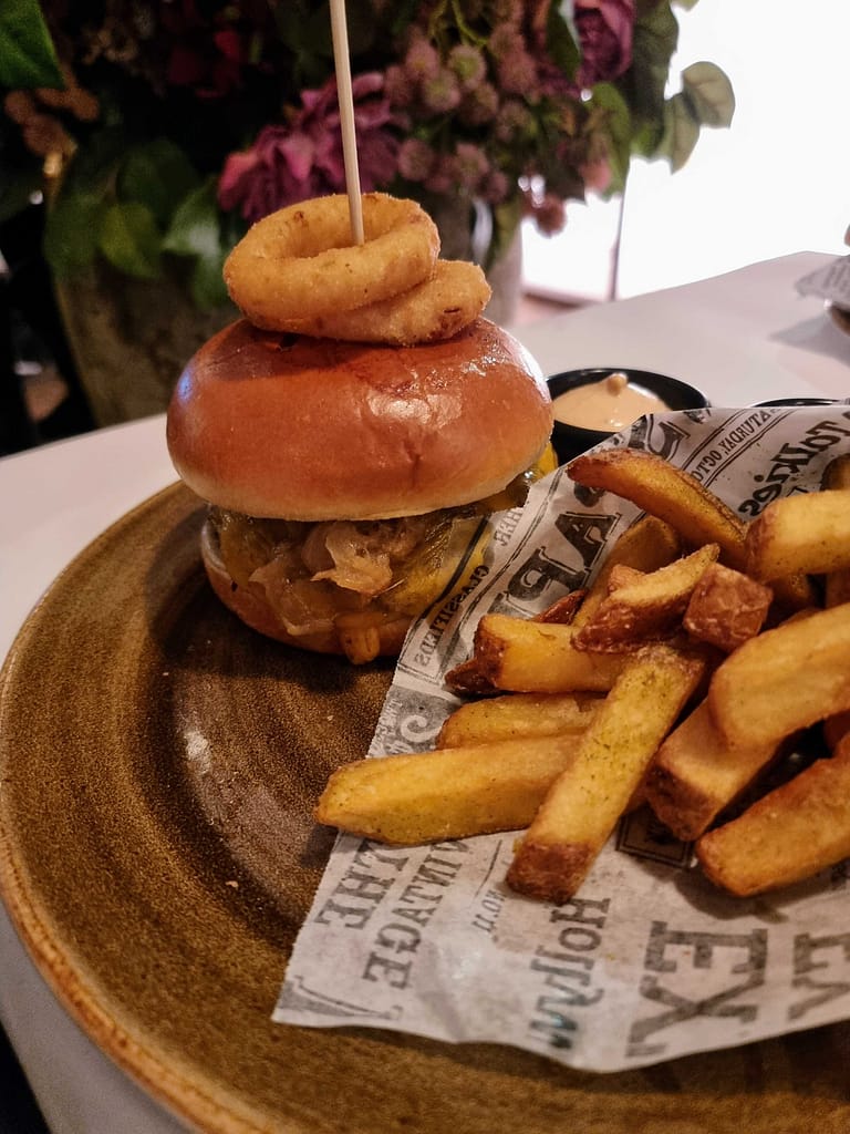 Trøffelburger på den blå hund