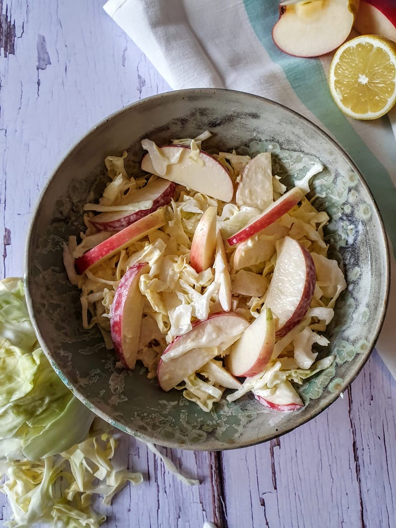 Spidskålssalat med mormor-dressing
