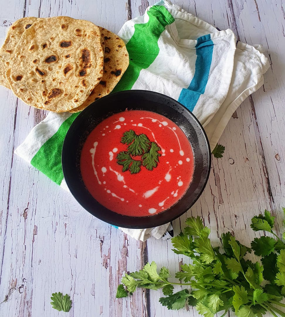 Rødbedesuppe med kokos – ferieminder fra Dubai