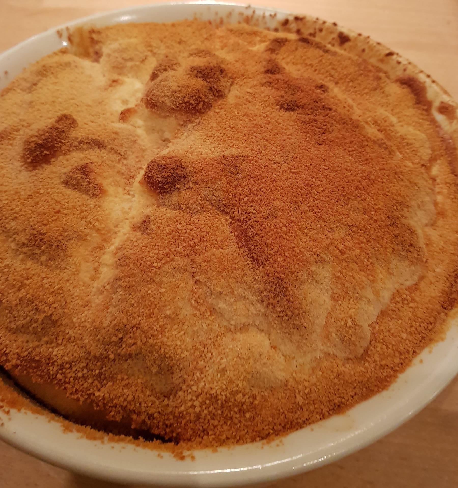 Blomkålsgratin med skinke